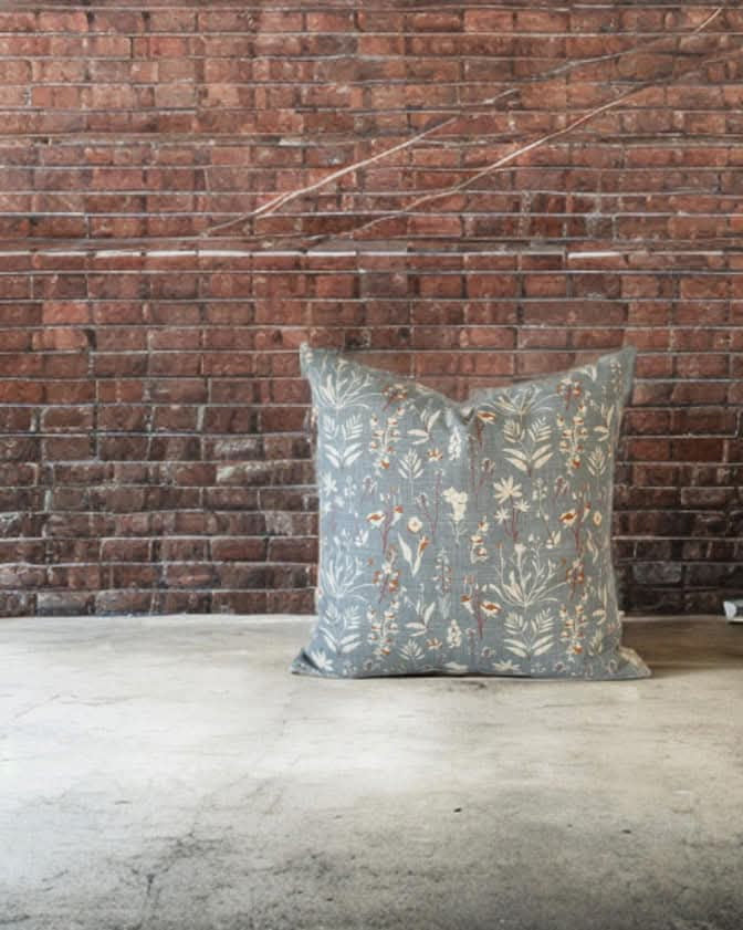 Assorted Flower Throw Pillow